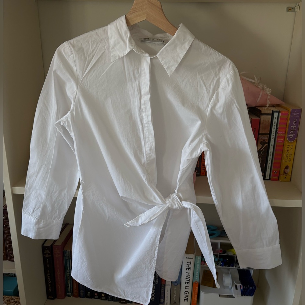 Zara Wrap Dress Shirt